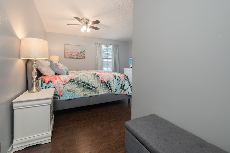 Sleeper sofa in Tropical Tides at Sundial Suites Panama City Beach