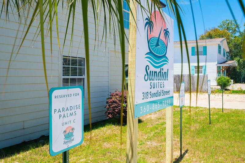 Outdoor common area at Sundial Suites Panama City Beach Florida