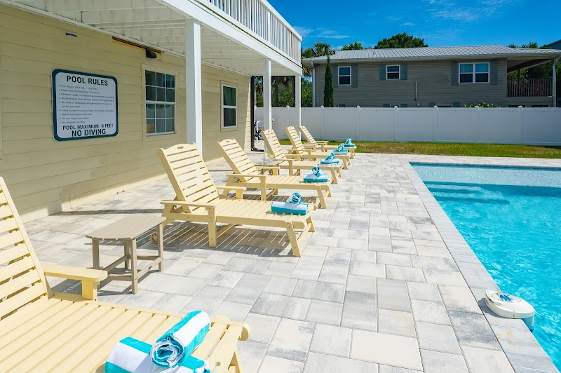 Front entrance of Sundial Suites — boutique vacation rental in Panama City Beach