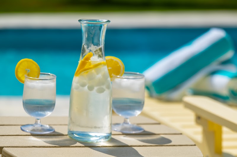 Heated pool at Sundial Suites — renovated for 2026 Panama City Beach
