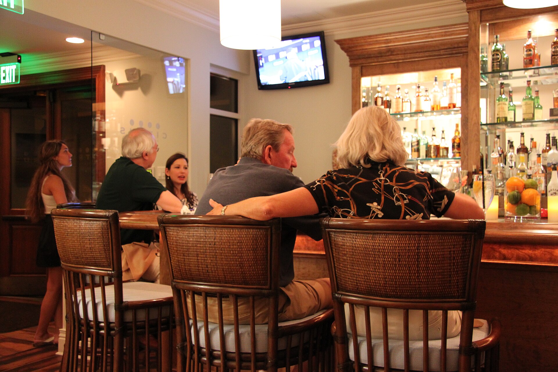 Florida beach bar interior — representative photo