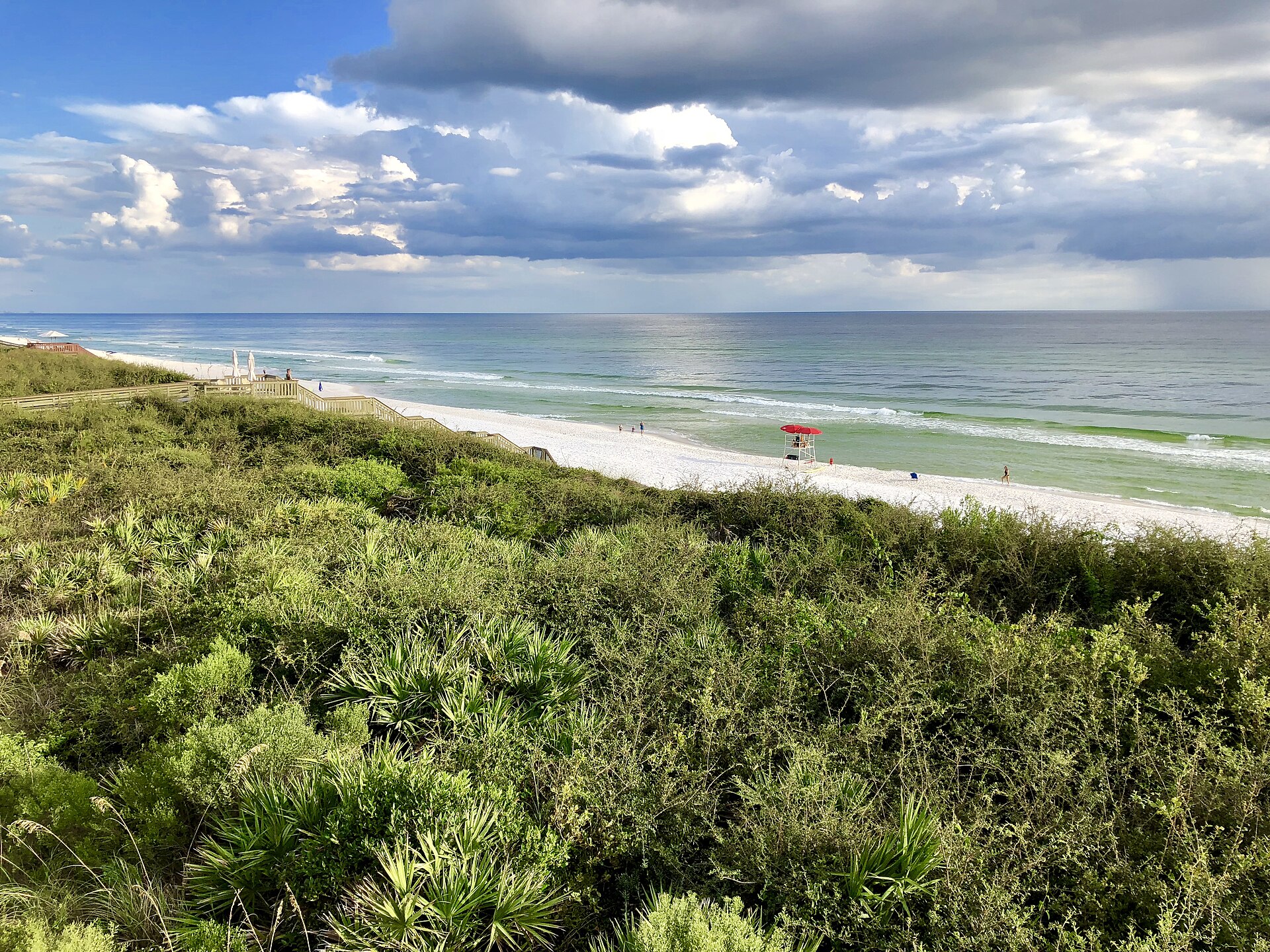 Rosemary Beach and the Gulf of Mexico on 30A