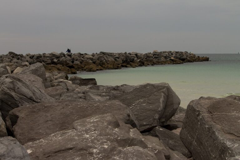 Jetty at St Andrews State Park in Panama City Beach